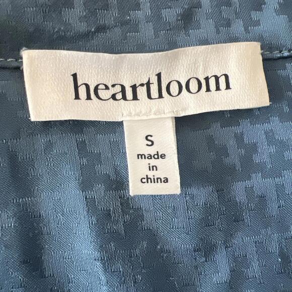 Heartloom Womens Turquoise Blue Mini Dress Cap Sleeve Size Small - Picture 4 of 9